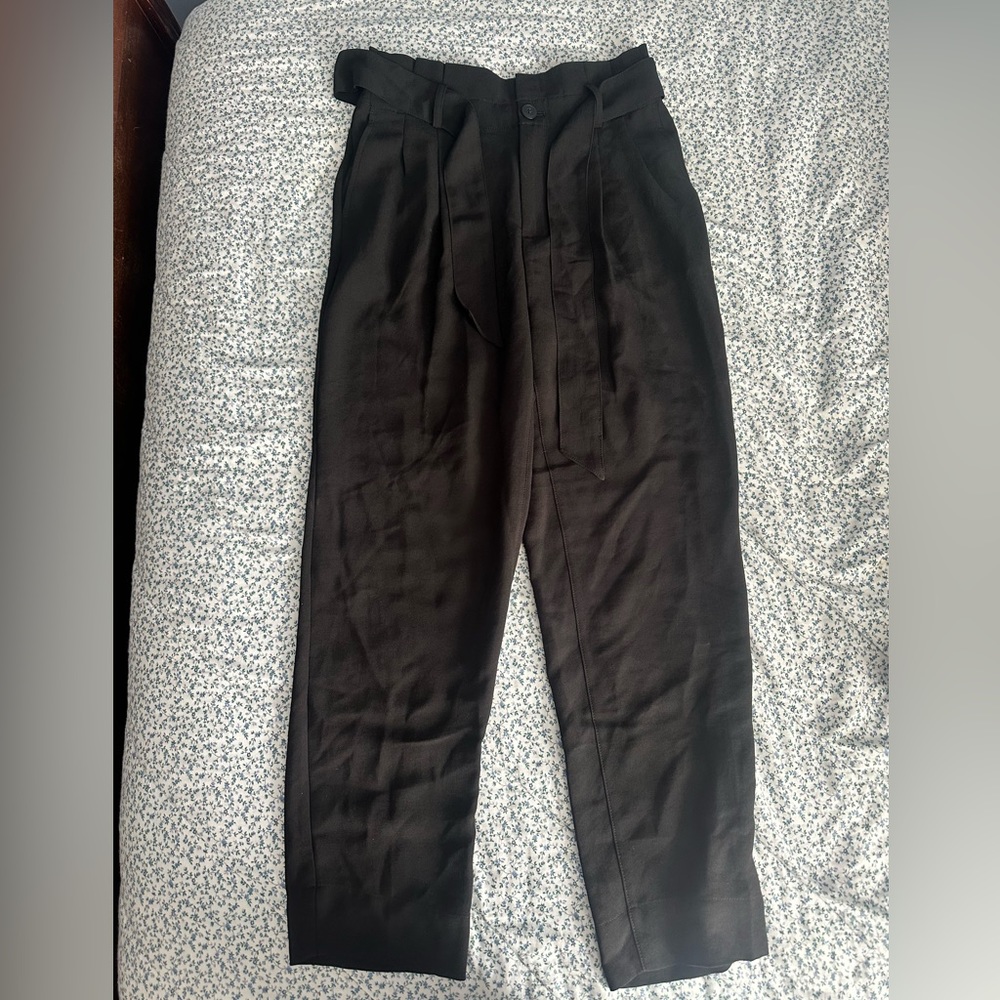 Madewell paper bag trousers